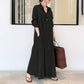 👗 SCONTO DEL 50% ORA! ✨ Abito lungo, semplice ed elegante senza maniche – Silhouette armoniosa, tessuto morbido e perfetto per un look minimalista di tutti i giorni 🌸