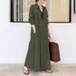 👗 SCONTO DEL 50% ORA! ✨ Abito lungo, semplice ed elegante senza maniche – Silhouette armoniosa, tessuto morbido e perfetto per un look minimalista di tutti i giorni 🌸