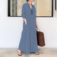 👗 SCONTO DEL 50% ORA! ✨ Abito lungo, semplice ed elegante senza maniche – Silhouette armoniosa, tessuto morbido e perfetto per un look minimalista di tutti i giorni 🌸