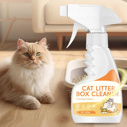 Spray inodore per la pulizia della lettiera del gatto
