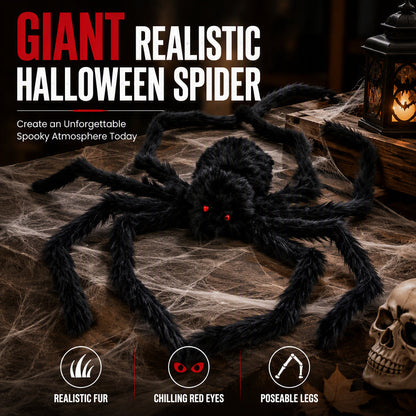Decorazioni da esterno per Halloween: ragno gigante