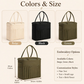 🔥 -50% Oggi: Borsa Porta Filati e Ferri in Tela – Fori antigroviglio, molteplici tasche per organizzare filati, ferri e accessori. Perfetta per lavorare a maglia e uncinetto ovunque. Tela resistente.