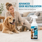 Spray per rimuovere macchie e odori dagli animali domestici
