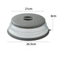 Copertura antip schizzi pieghevole 2 in 1 per forno a microonde