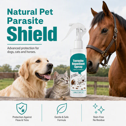 Spray naturale repellente contro parassiti e insetti per animali domestici