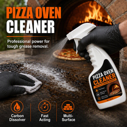 Potente spray detergente per forni per pizza