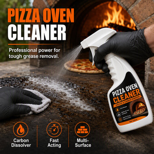 Potente spray detergente per forni per pizza