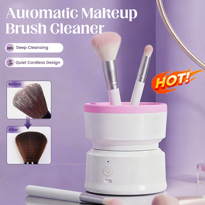 Pulitore automatico per pennelli da trucco