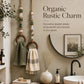 🪵Porta Asciugamani Decorativo con Anello in Legno e Perline 🧺 | Tieni a Portata di Mano i Teli in Cucina o Bagno | Stile Boho, 4 Varianti