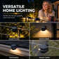 Lampade da parete a LED solari impermeabili per esterni, da grondaia