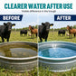 🚜💧 Alghe e melma nell'acqua degli abbeveratoi? – Pastiglie detergenti a dissoluzione rapida per abbeveratoi per bestiame – acqua pulita senza bisogno di strofinare, basta metterle dentro 🐄✨