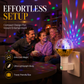 RGB LED Rotating Crystal Magic Ball Stage Light