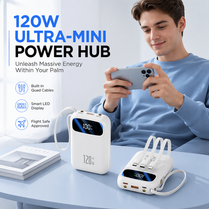 Power bank da 120 W con ricarica rapida