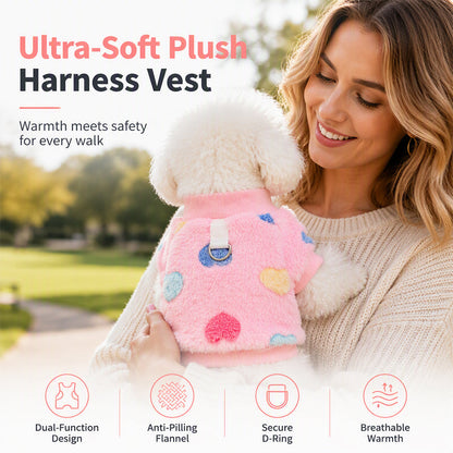 Warm Pet Sweater Vest with Leash Ring
