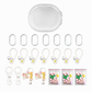 Clear PVC Doll Display Bag Keychain Hanging Pouch