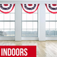 Patriotic Pleated Fan Flag Bunting