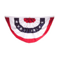 Patriotic Pleated Fan Flag Bunting