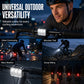 Shockproof Bicycle Phone Mount with Type-C USB Rechargeable 6-LED Bike Light Set