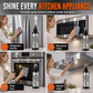 Stainless Steel Cleaner and Polish Spray Set for Household Appliances Refrigerators and Microwaves