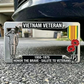 Salute to Veterans License Plate Frame