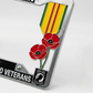 Salute to Veterans License Plate Frame