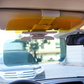🎉🚗50% de réduction ! Pare-soleil anti-éblouissement 2 en 1 – Panneau jour (gris) + nuit (jaune), installation facile et compatible avec la plupart des voitures