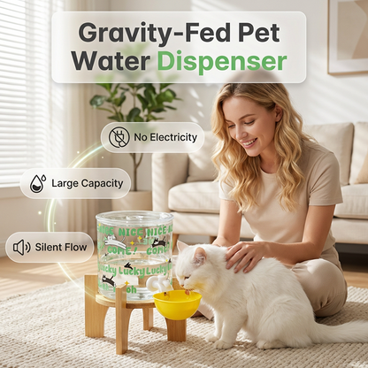 Unplugged High-Capacity Automatic Pet Water Dispenser