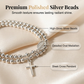 Double-Wrap Rosary Beaded Bracelet