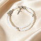 Double-Wrap Rosary Beaded Bracelet