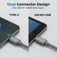 2-in-1 OTG Adapter for Type-C & Micro USB