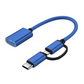 2-in-1 OTG Adapter for Type-C & Micro USB