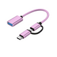 2-in-1 OTG Adapter for Type-C & Micro USB