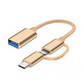 2-in-1 OTG Adapter for Type-C & Micro USB