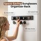 Wall-Mounted Wooden Sunglasses Organizer Rack