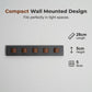 Wall-Mounted Wooden Sunglasses Organizer Rack