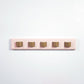 Wall-Mounted Wooden Sunglasses Organizer Rack