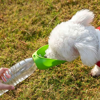 Foldable Silicone Dog Water Bottle Feeder