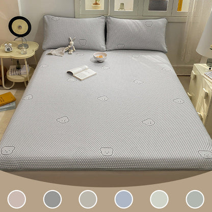 Set Letto 3 Pezzi Traspirante in Jacquard con Simpatici Orsetti