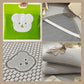 Set Letto 3 Pezzi Traspirante in Jacquard con Simpatici Orsetti