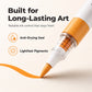 Washable Liquid Acrylic Markers with Soft Brush Tips