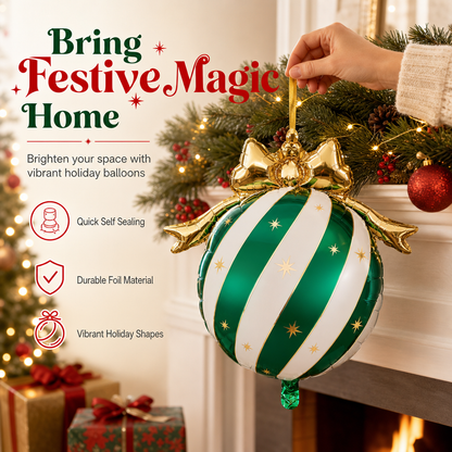 Christmas Bowknot Hanging Balloons