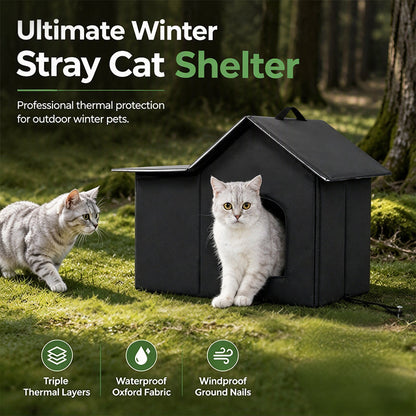 Premium Outdoor Stray Cat House