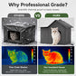 Premium Outdoor Stray Cat House