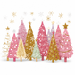 3-Piece Christmas Window Cling Decals Set